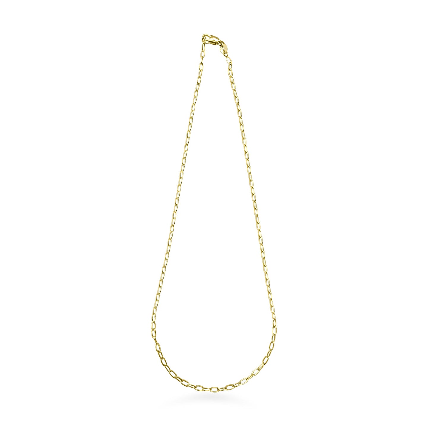 Blake - Malia Grace Jewelry gold filled paper clip necklace 16" 18" 20"