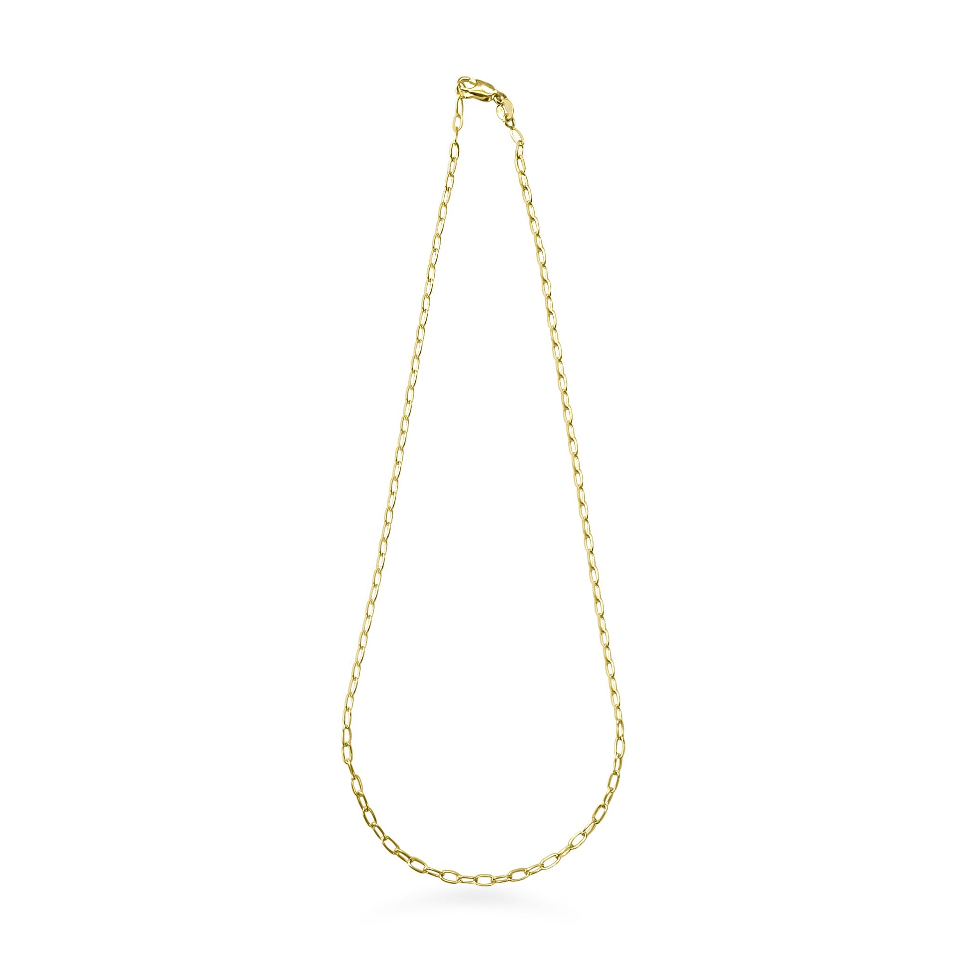 Blake - Malia Grace Jewelry gold filled paper clip necklace 16" 18" 20"