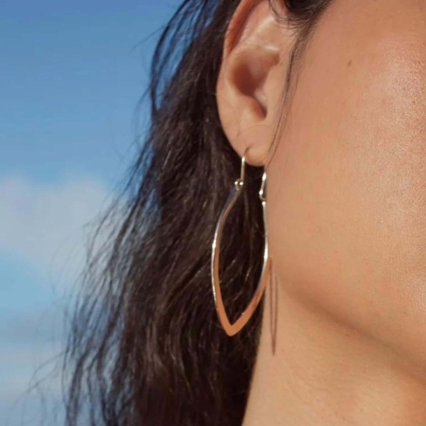 Remy - Malia Grace Jewelry hammered hoop earrings