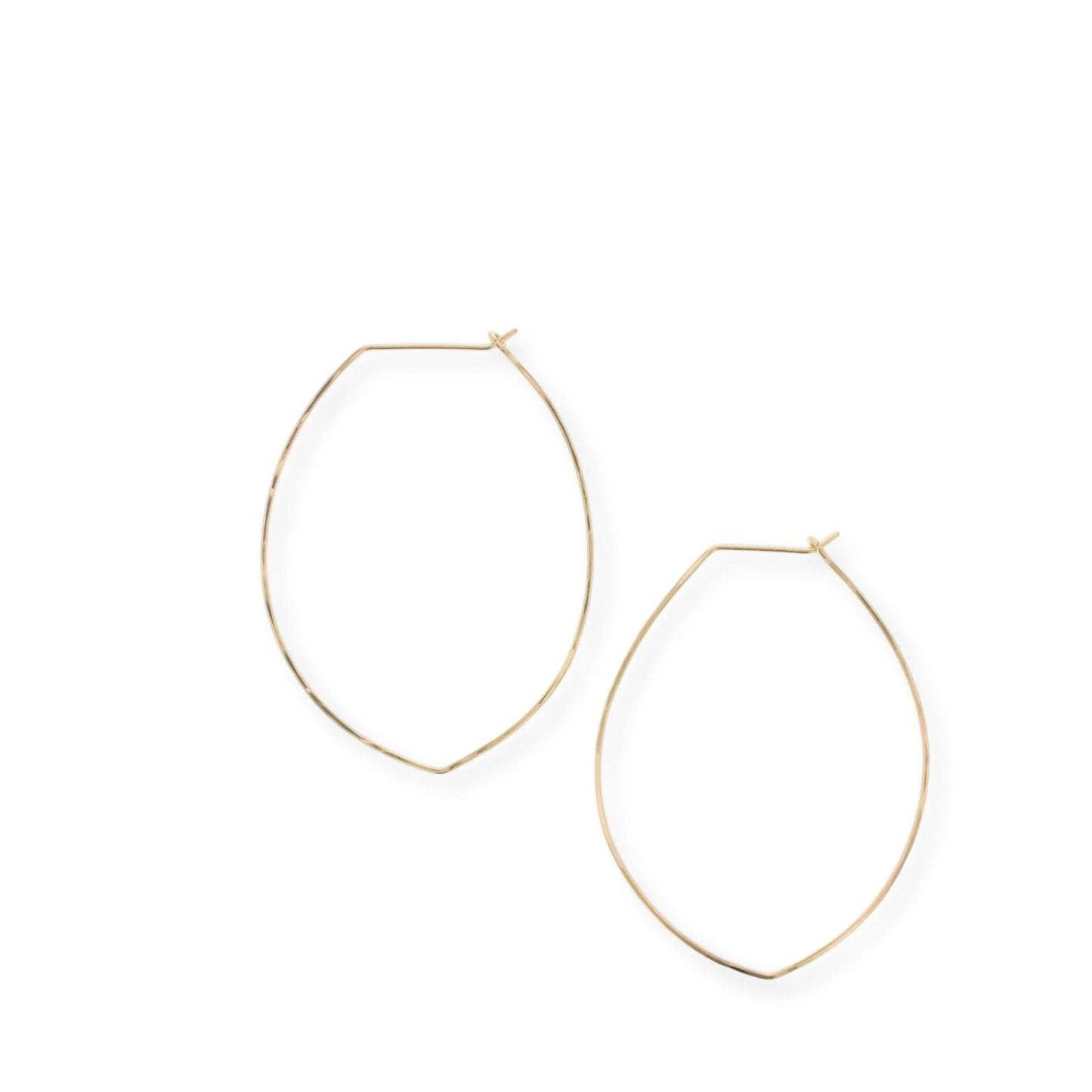 Zoey - Malia Grace JewelryZoey 14K Gold-Filled Petal Hoop Earrings
