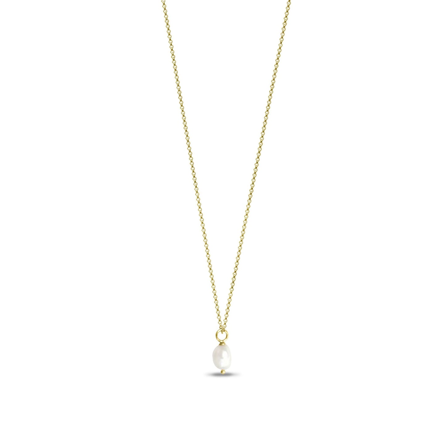 Briar - Malia Grace Jewelry gold pearl drop charm necklace