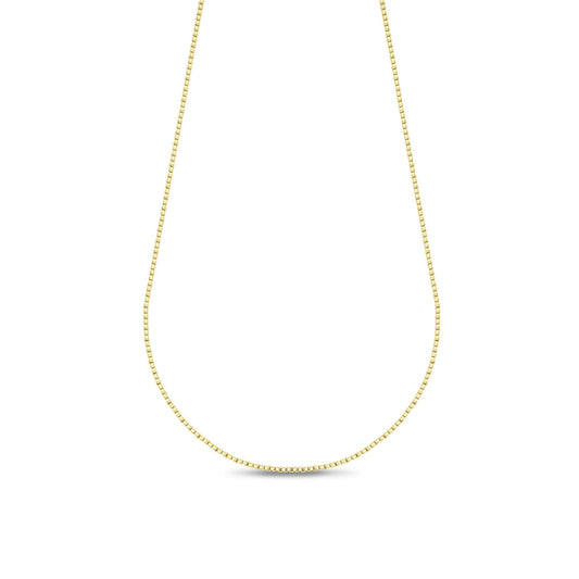 Fallon - Malia Grace Jewelry gold filled box chain necklace 16", 18", 20"