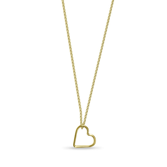 Isabella - Malia Grace Jewelry cute gold heart necklace
