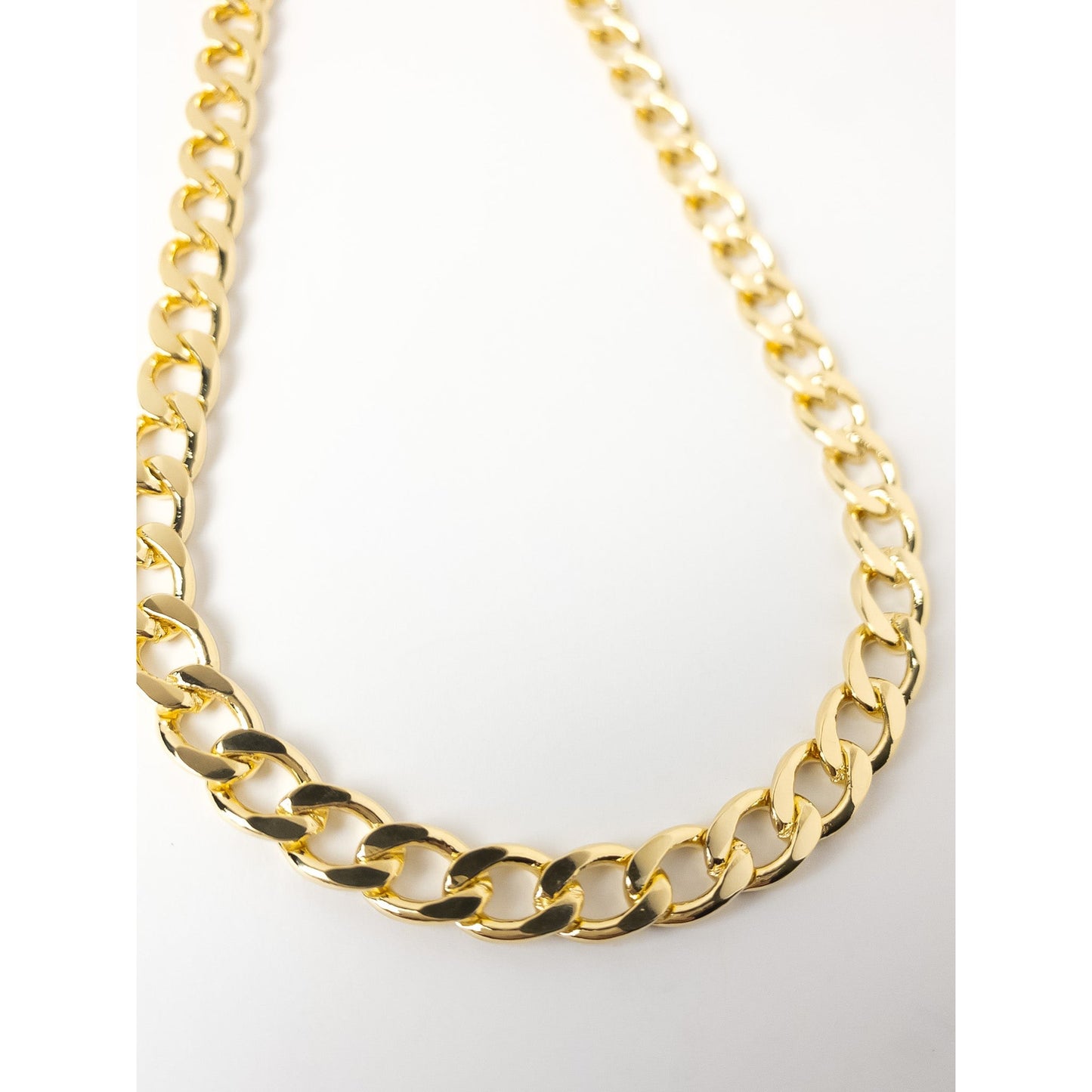 Lennon - Malia Grace Jewelry gold filled chunky cuban link necklace