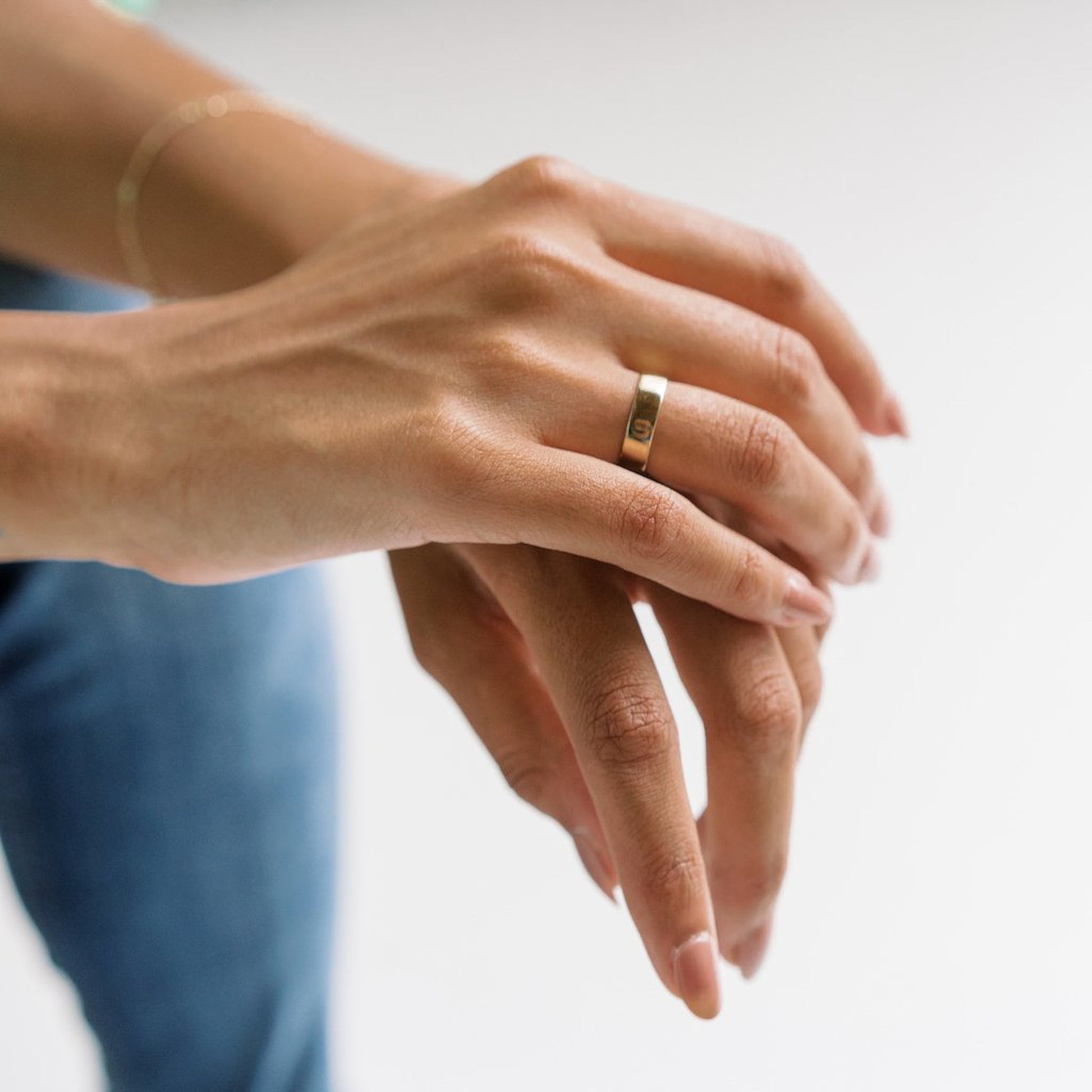 Marley - Malia Grace Jewelry gold adjustable band ring