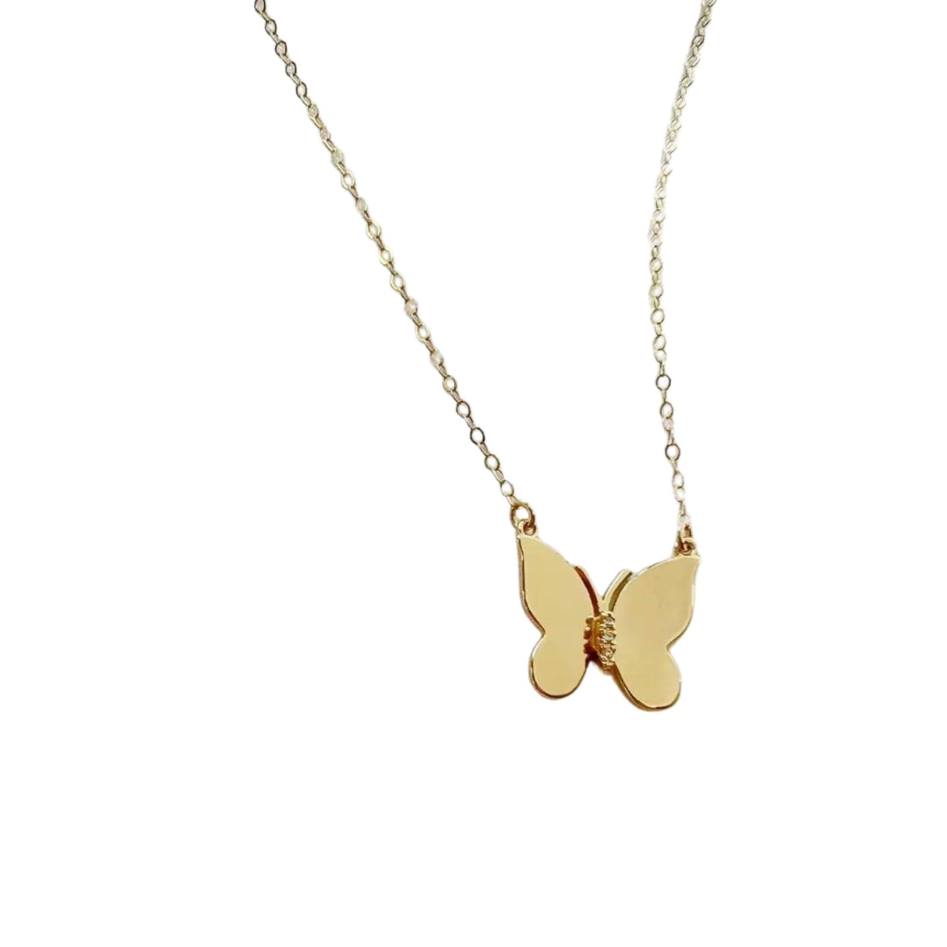 Camilla - Malia Grace Jewelry gold butterfly necklace