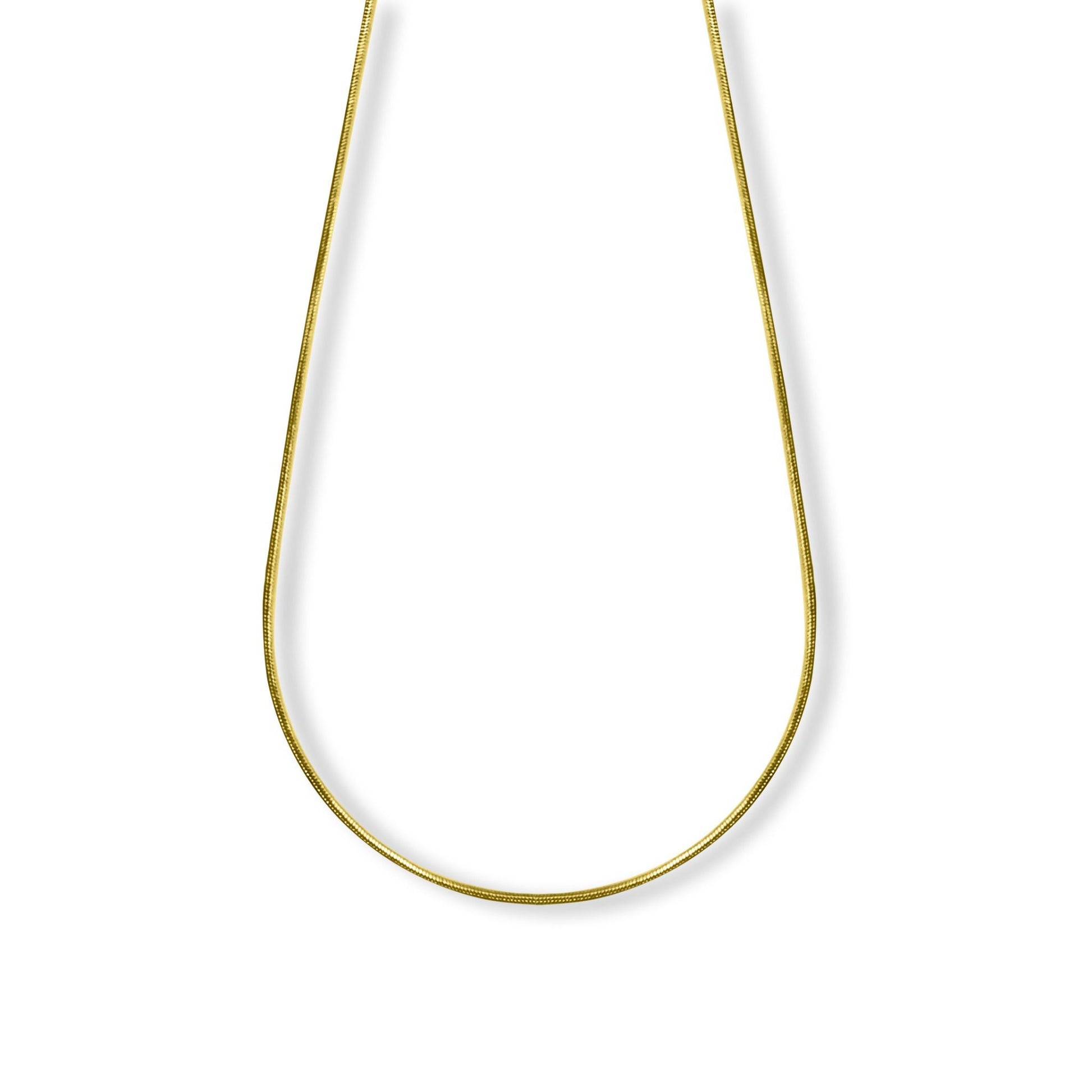 Cora - Malia Grace Jewelry gold snake chain necklace 14", 16", 18", 20" 