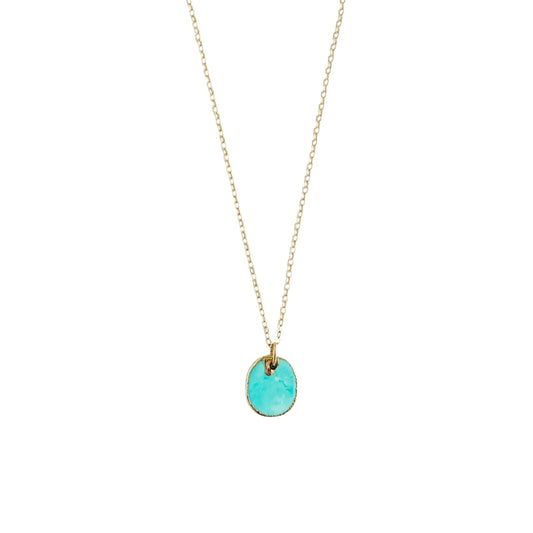 Hattie - Malia Grace Jewelry turquoise pendant necklace