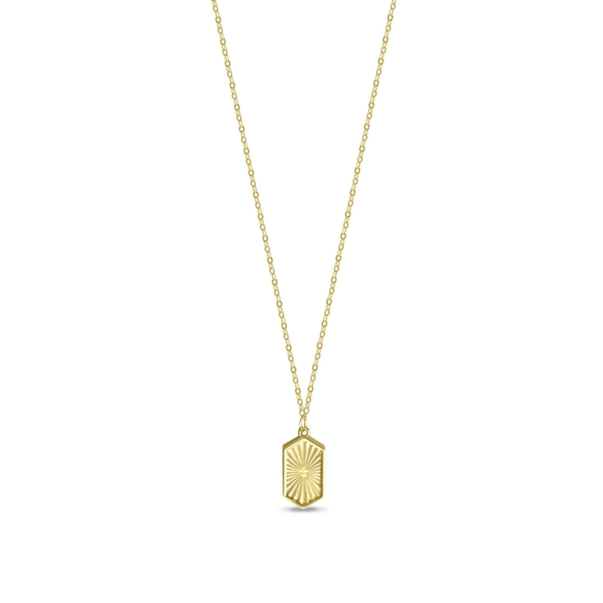 Paige - Malia Grace Jewelry gold pendant gold necklace