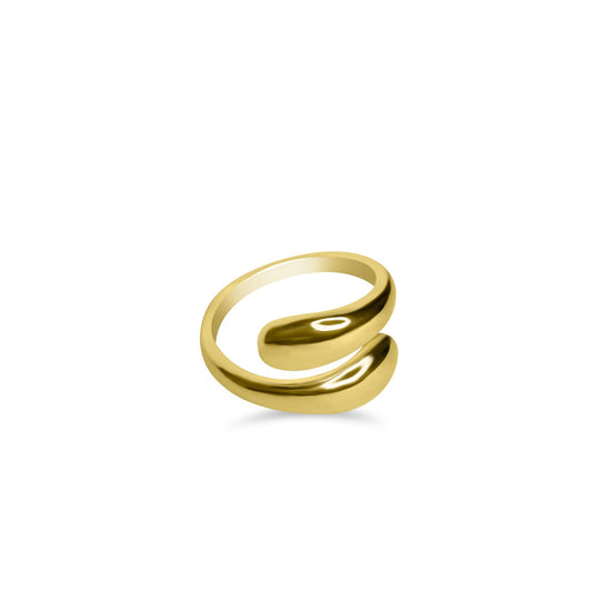 Reagan - Malia Grace Jewelry adjustable gold wrap ring