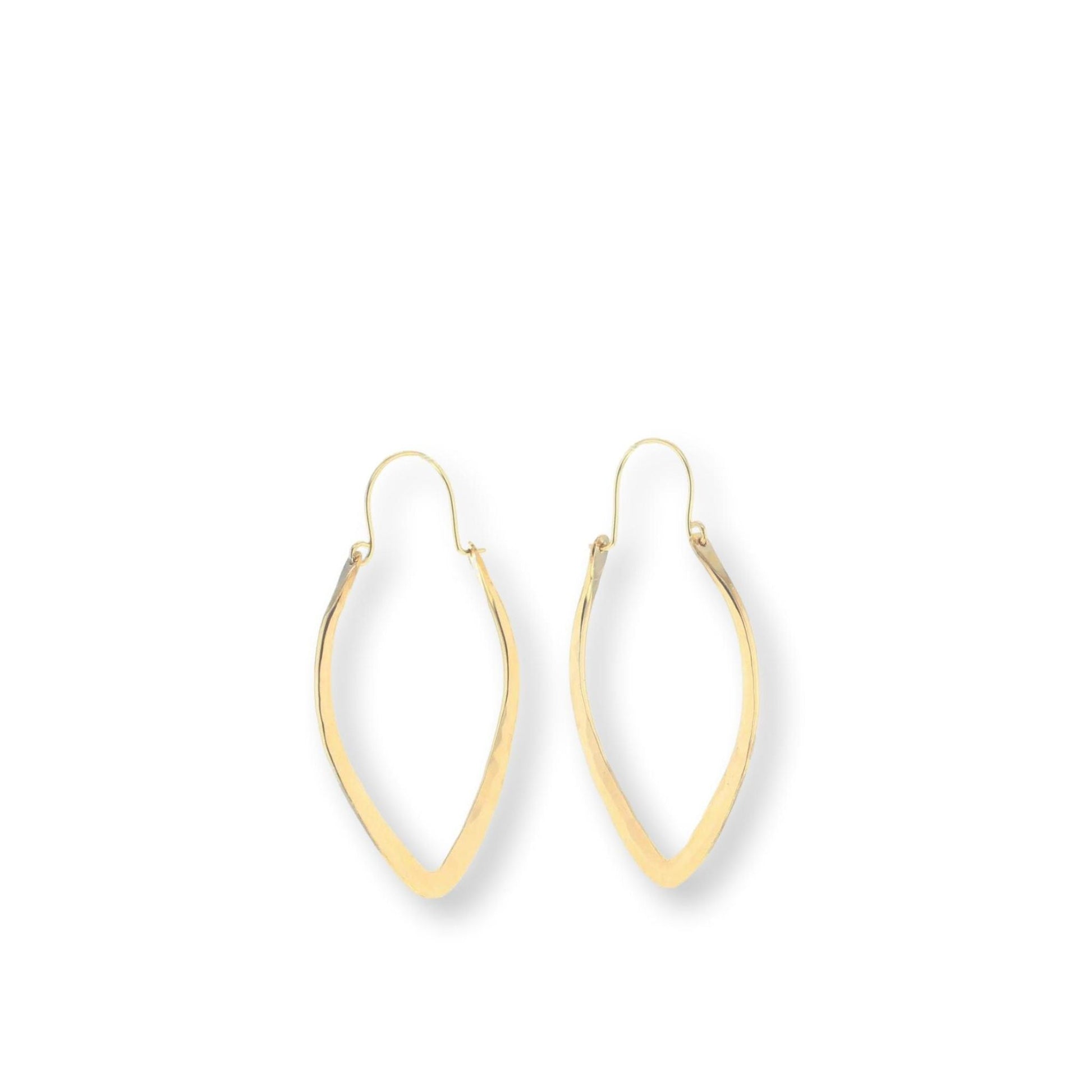 Remy - Malia Grace Jewelry hammered hoop earrings