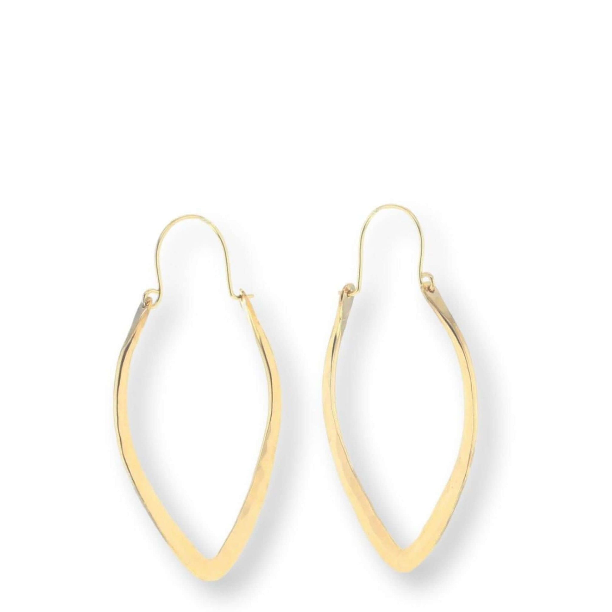 Remy - Malia Grace Jewelry hammered hoop earrings