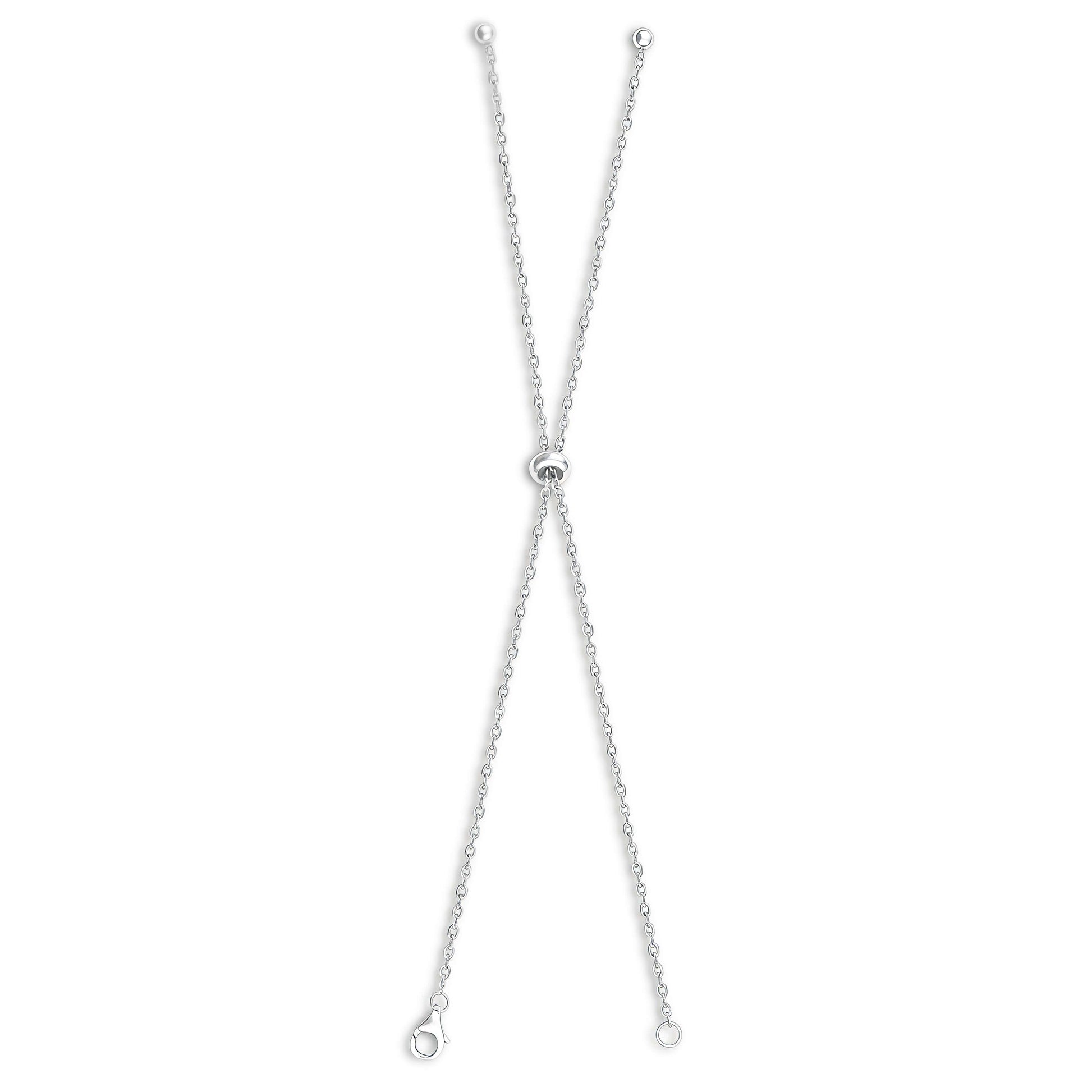 8" Claspable™ Adjustable Jewelry Clasp Converter Available in Gold and Silver, showing the elegant clasp design.