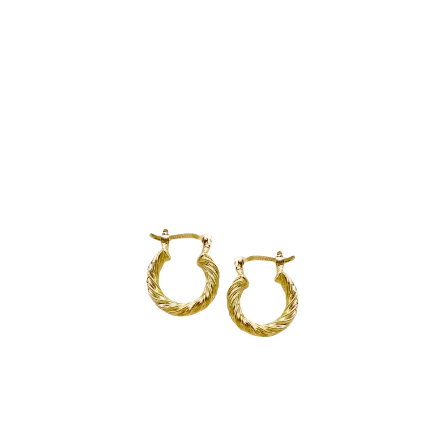 Willow - Malia Grace Jewelry twisted gold filled earrings small